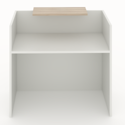 Mostrador HAYA con sobre mostrador